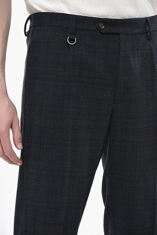 Tweedhose mit Karomuster