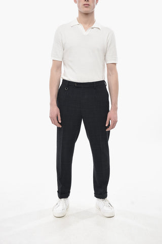 Tweedhose mit Karomuster
