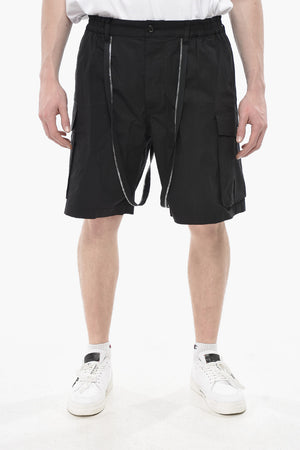 Shorts in Cotone con Bretelle