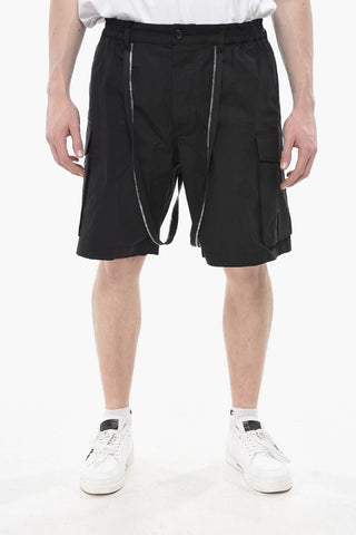 Shorts in Cotone con Bretelle