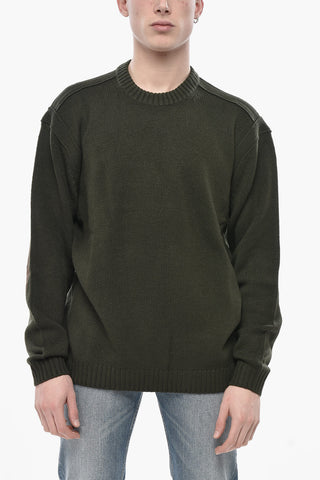 Pullover Aus Wollmischung Mit Rippenbündchen