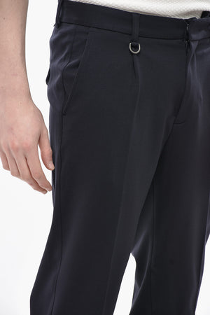 DUOMO Jersey Chino Pants With 1 Pleat