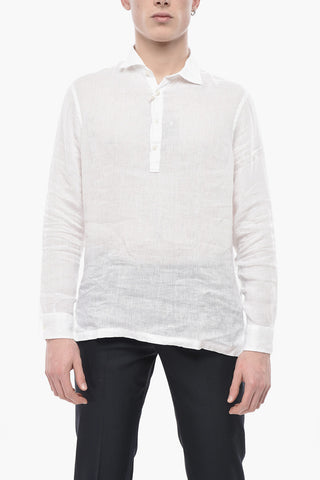 Camicia TYLER in Lino a Tinta Unita