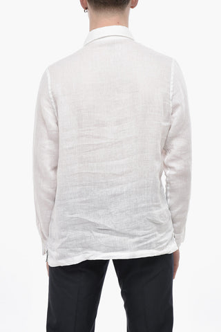 Camicia TYLER in Lino a Tinta Unita