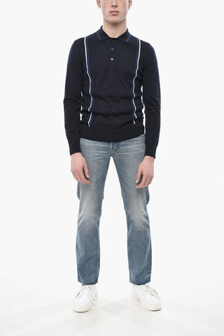 순모 폴로 카라 스웨터