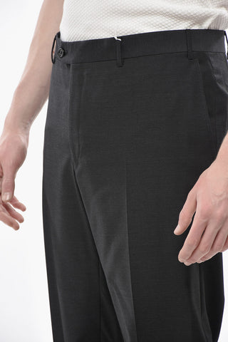 Schurwollhose Mit Geradem Bein