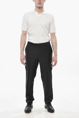 Schurwollhose Mit Geradem Bein