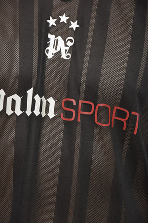 SPORT T-Shirt aus Mesh mit Logodruck