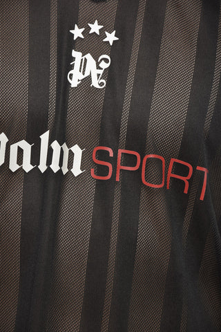SPORT T-Shirt aus Mesh mit Logodruck