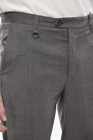 MOSCOVA 4-Taschen-Hose aus Wollmix mit Aufschlägen