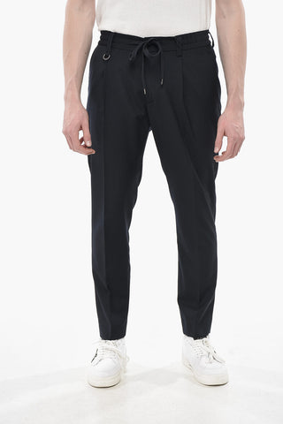 BRERA Hose aus Wollmix mit Kordelzug und elastischem Bund