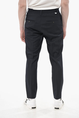 BRERA Hose aus Wollmix mit Kordelzug und elastischem Bund