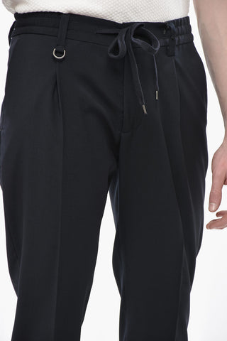 BRERA Hose aus Wollmix mit Kordelzug und elastischem Bund