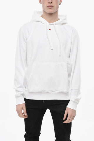 Solid Hooded Sweatshirt S-GINN with Monogram Embroidery