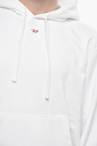 Solid Hooded Sweatshirt S-GINN with Monogram Embroidery