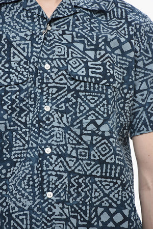 Short-Sleeve Shirt With Double Chest Pocket