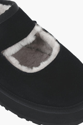 Mules Mary Jane BEA con Fodera in Shearling