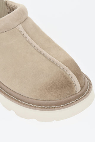 스웨이드 슈퍼 로우 첼시 부츠