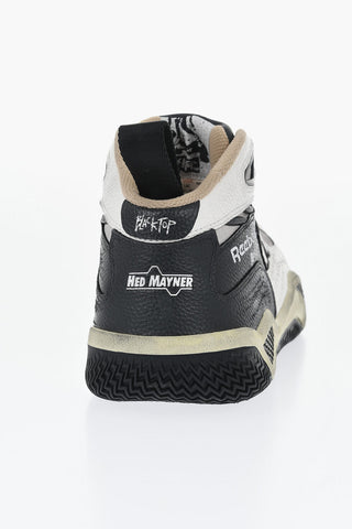 REEBOK X HED MAYNER 하이 빈티지풍 가죽 스니커즈
