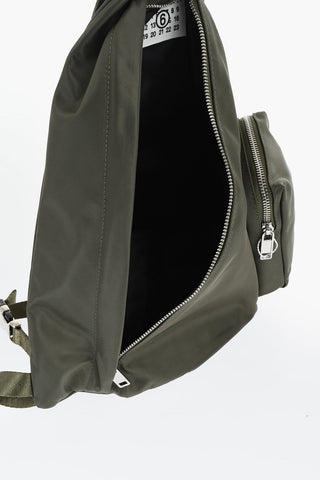 MM6 Borsa a Spalla JAPANESE in Nylon a Tinta Unita