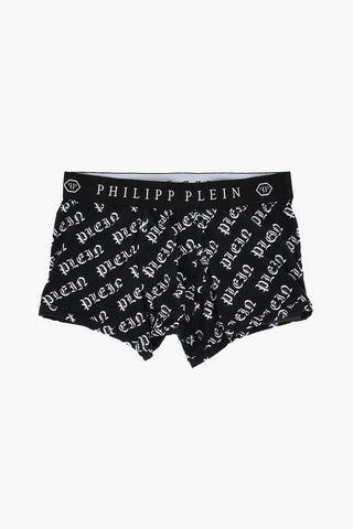 Boxer GOTHIK PLEIN aus Baumwollmix mit Monogramm-Motiv
