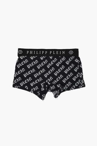 Boxer GOTHIK PLEIN aus Baumwollmix mit Monogramm-Motiv