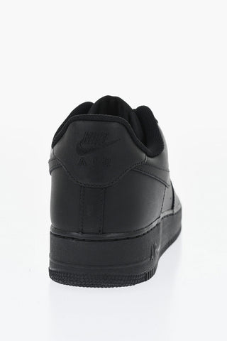 AIR FORCE 1 Leather Sneakers with Rubber Sole