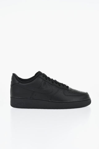 AIR FORCE 1 Leather Sneakers with Rubber Sole