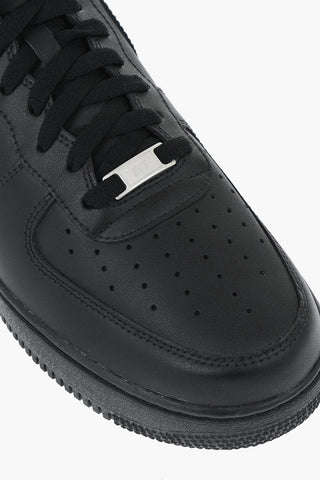 AIR FORCE 1 Leather Sneakers with Rubber Sole