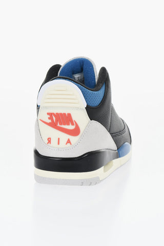 FLIGHT 가죽 하이탑 스니커즈 AIR JORDAN 3 RETRO