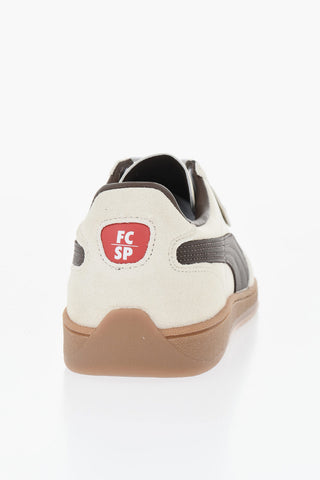 SELECT Sneaker aus Leder SUPER TEAM mit Kontrastlogo