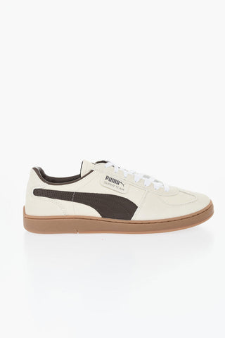 SELECT Sneaker aus Leder SUPER TEAM mit Kontrastlogo