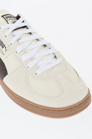 SELECT Sneaker aus Leder SUPER TEAM mit Kontrastlogo
