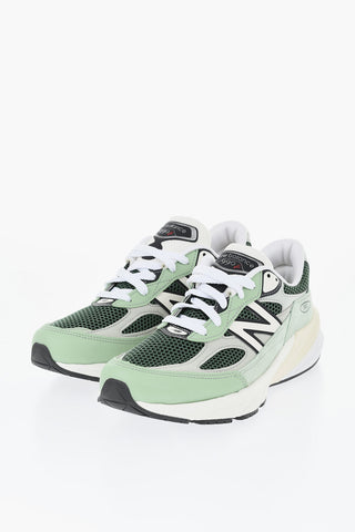 Sneaker 990 aus atmungsaktivem Textil mit kontrastierendem Logo