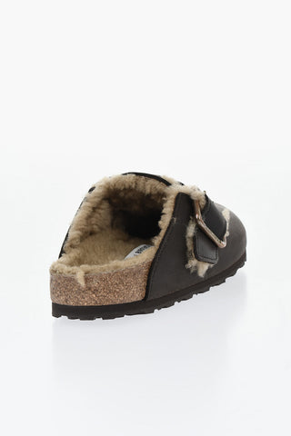 가죽 뮬 BOSTON BOLD Sheraling 안감