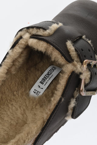 가죽 뮬 BOSTON BOLD Sheraling 안감