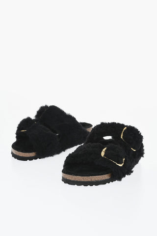 Slides in Shearling ARIZONA con Doppia Fibbia