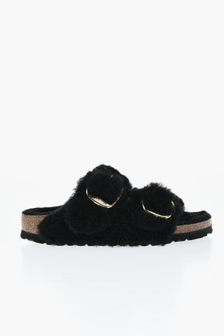 Slides in Shearling ARIZONA con Doppia Fibbia
