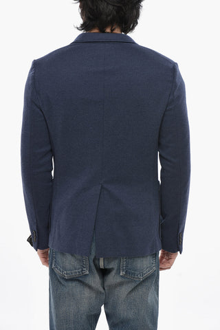 Unlined 2-Button Blazer with Notch Lapel
