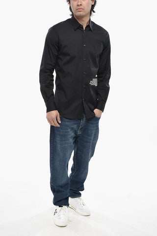 Camicia in Popeline PHILOSOPHY con Stampa