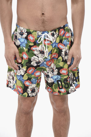 Botanic Goth Badebekleidung mit Blumenmuster