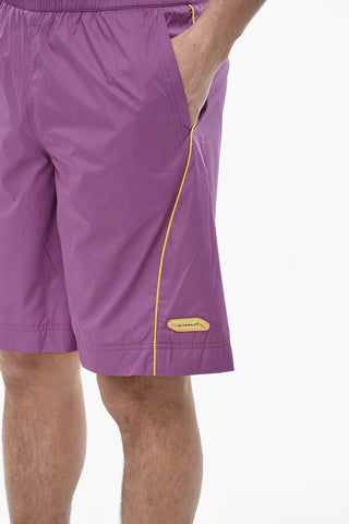 Nylon Boxer Swim Trunks NEON