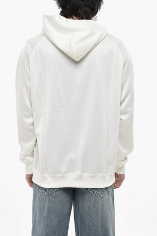 Kapuzensweatshirt aus Baumwollmischung mit Reißverschluss