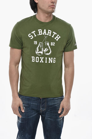 T-Shirt Girocollo SPORT CLUB Stampata