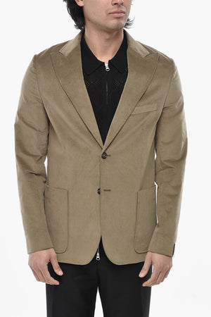 Balzer in Velour a Coste con Rever a Lancia