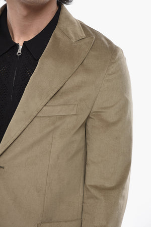 Balzer in Velour a Coste con Rever a Lancia
