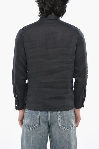 Camicia TYLER in Lino a Tinta Unita