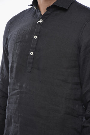 Camicia TYLER in Lino a Tinta Unita