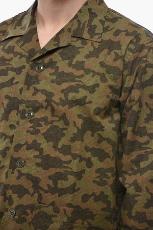 Lightweight Camouflage-Print Overshirt