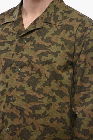 Overshirt aus leichtem Stoff mit Camouflage-Muster